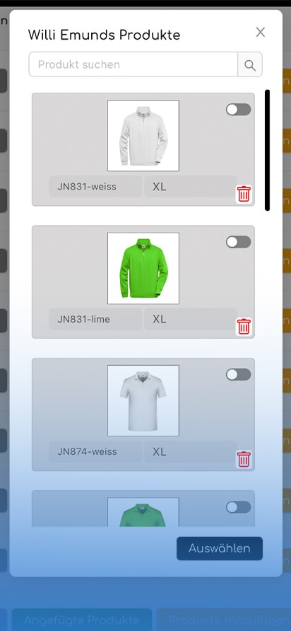 Control Panel Mobile